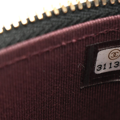 Chanel Caviar Quilted Small Vertical Coco Beauty Vanity Case With Chain Black 7 of 10