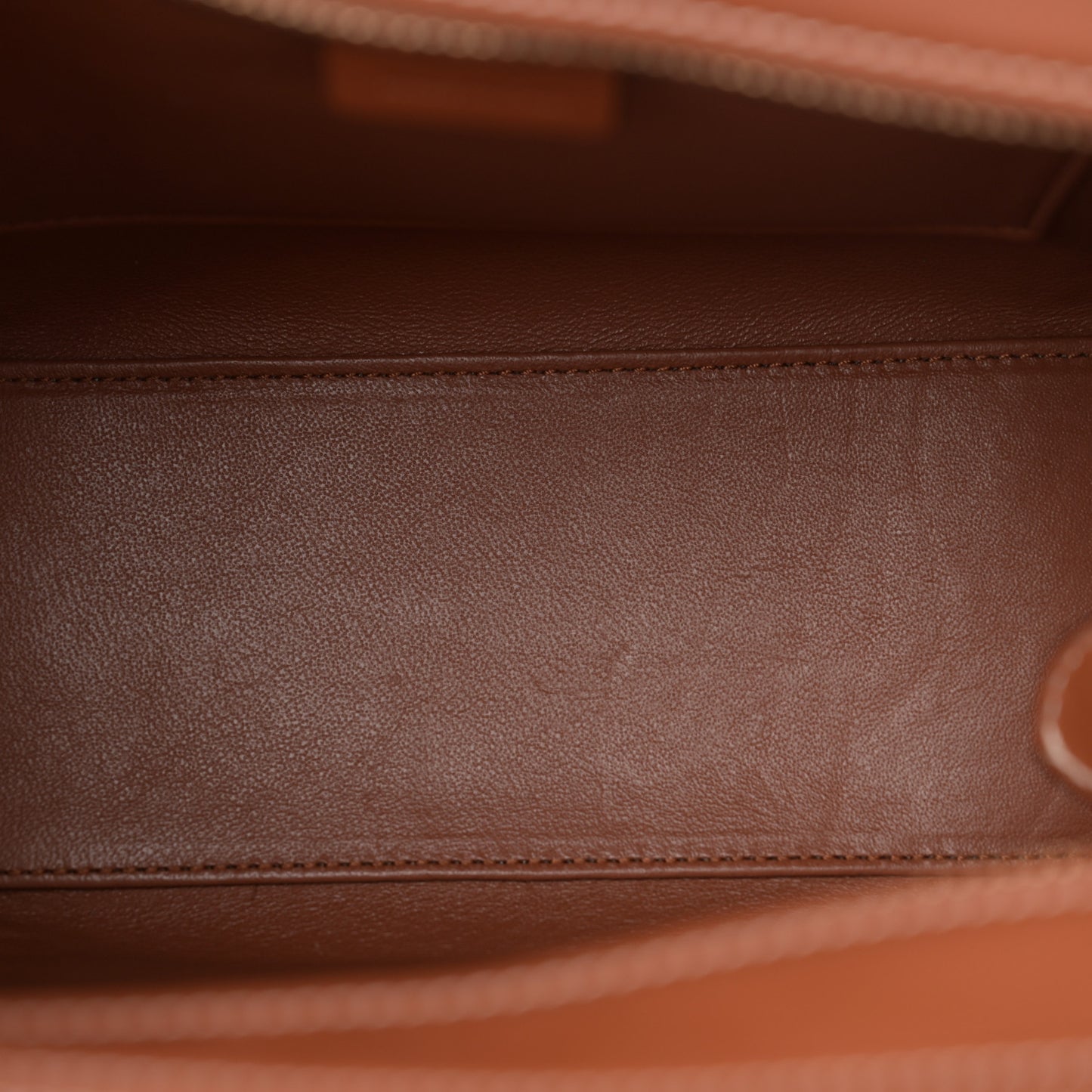 Smooth Calfskin Houndstooth Nano Luggage Tan