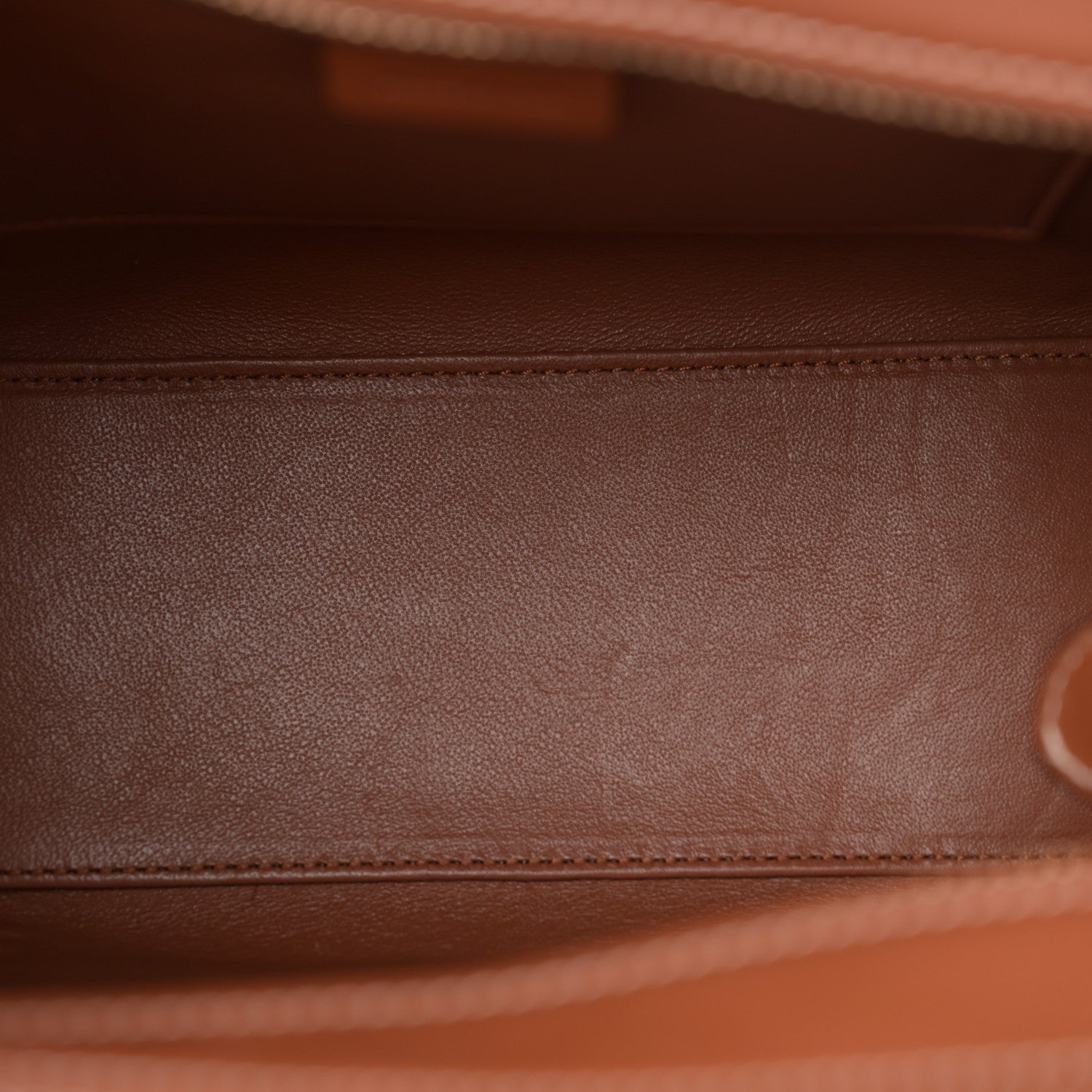 Celine Smooth Calfskin Houndstooth Nano Luggage Tan 5 of 14