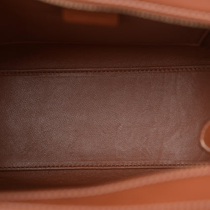 Celine Smooth Calfskin Houndstooth Nano Luggage Tan 5 of 14
