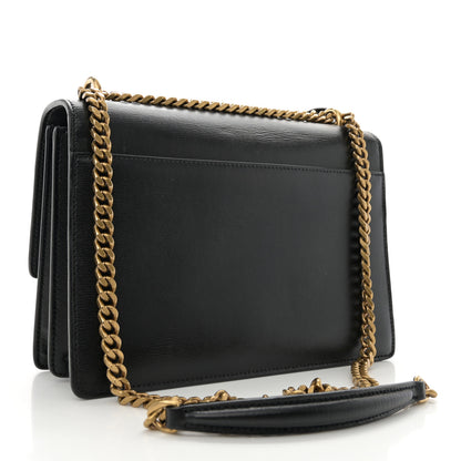 Saint Laurent Calfskin Medium Monogram Sunset Sunset Black 3 of 12