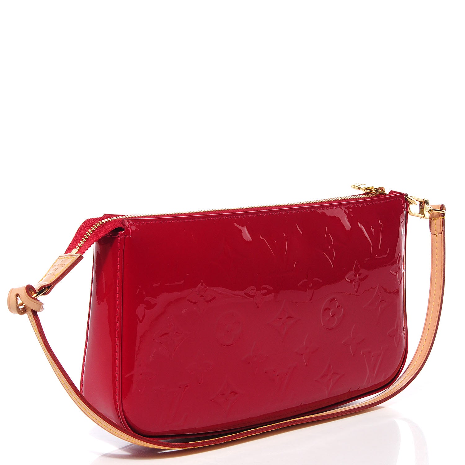 Louis Vuitton Vernis Pochette Accessories NM Pomme D'Amour 3 of 9