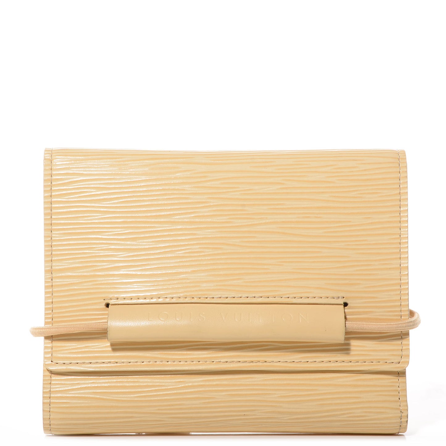 Epi Porte-Monnaie Elastique Wallet Vanilla
