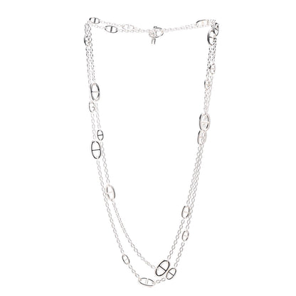 Hermes Sterling Silver Farandole Necklace 160 2 of 4