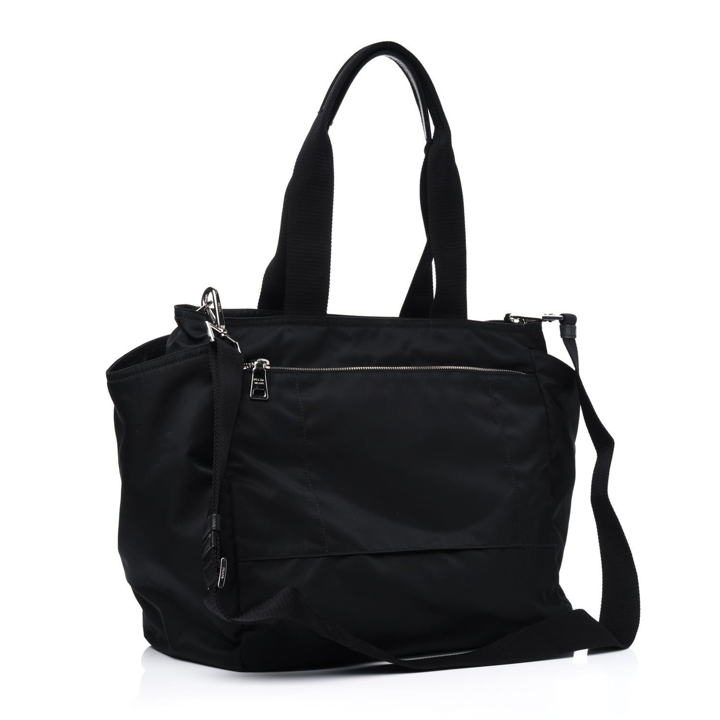 Nylon Vela Baby Bag Black