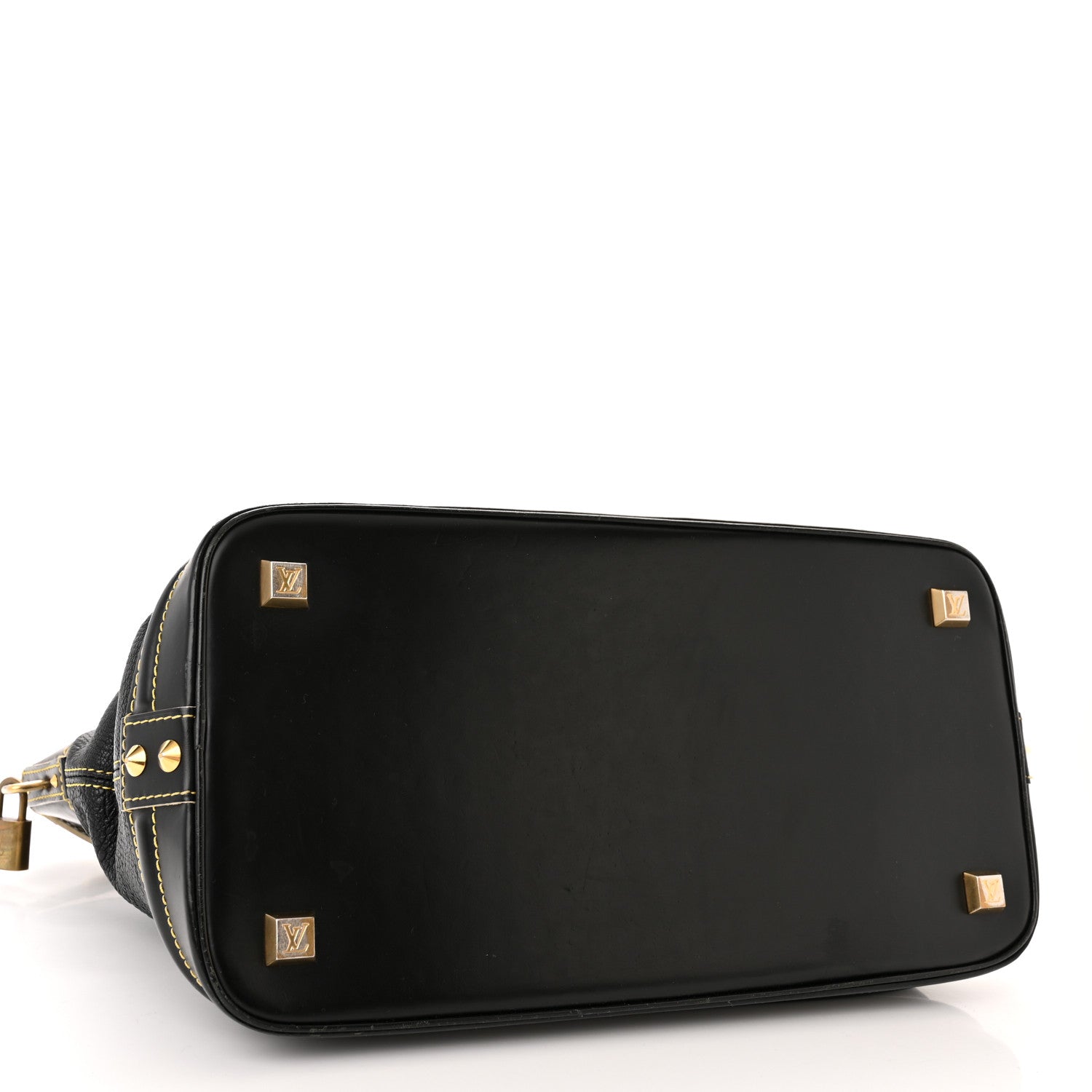 Louis Vuitton Suhali Lockit MM Black 4 of 14