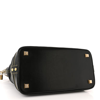 Louis Vuitton Suhali Lockit MM Black 4 of 14