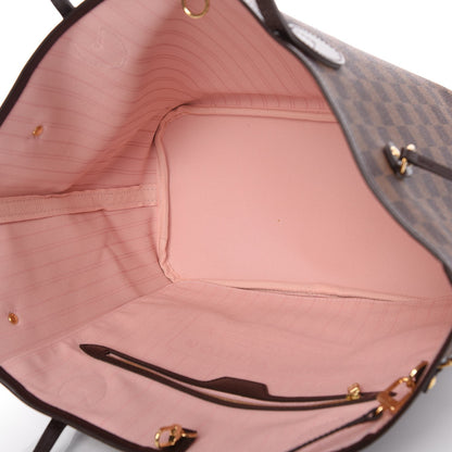 Louis Vuitton Damier Ebene Neo Neverfull MM Rose Ballerine 5 of 8