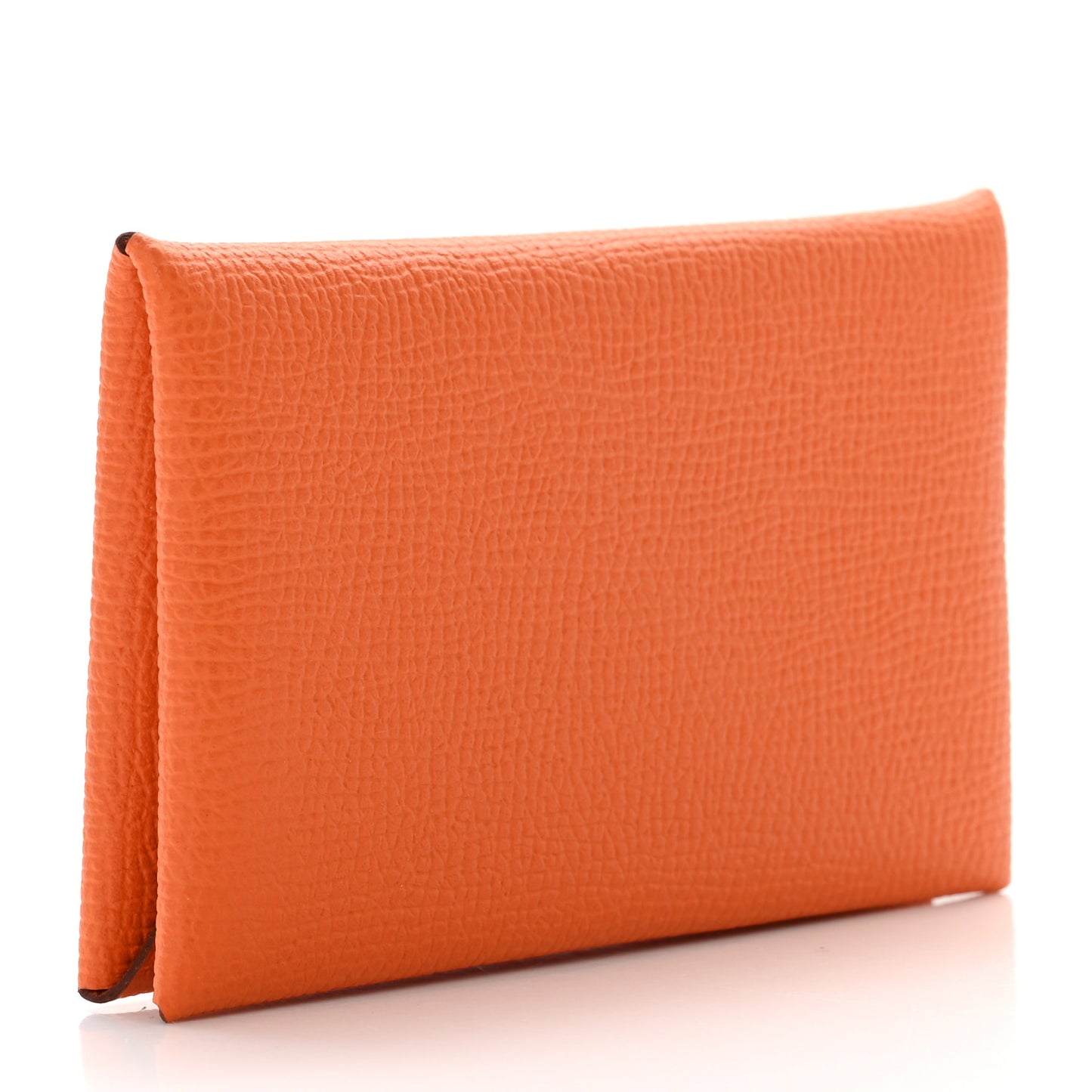 Epsom Calvi Card Case Orange