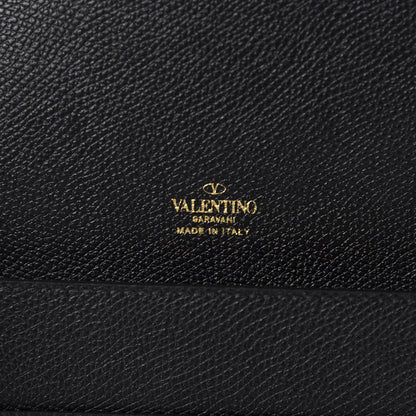 Valentino Garavani Grainy Calfskin Vlogo Signature Pouch Black 7 of 8