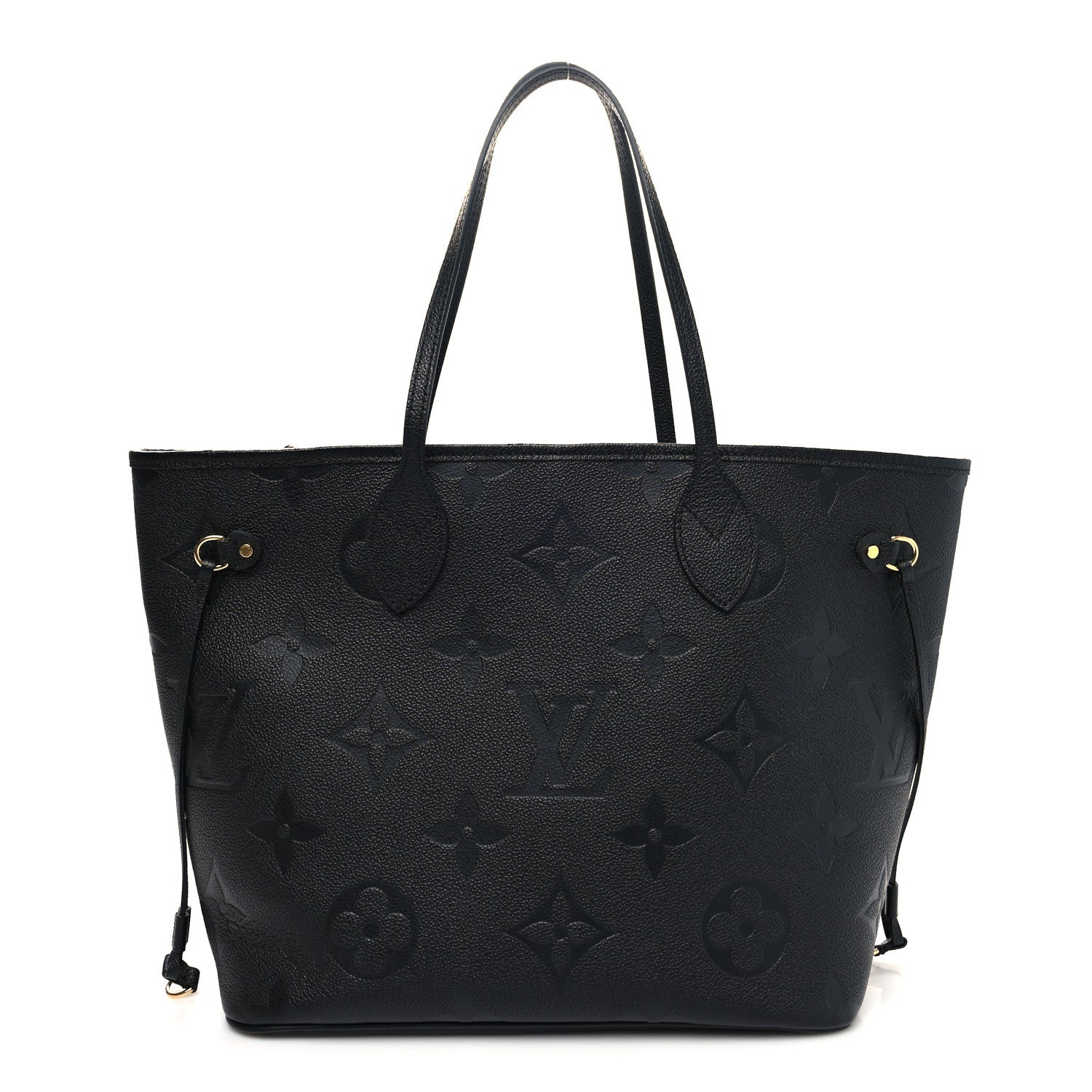 Louis Vuitton Empreinte Monogram Giant Neverfull MM Black 4 of 12