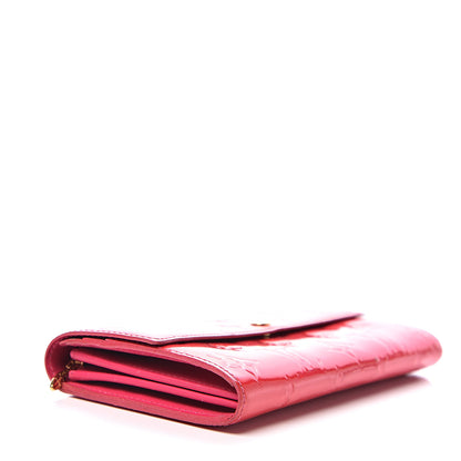 Louis Vuitton Vernis Sarah Wallet Rose Pop 3 of 13
