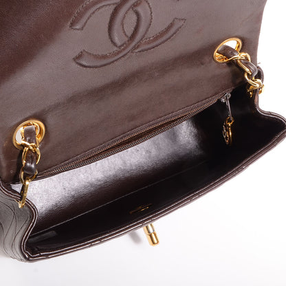 Chanel Lambskin Quilted Mini Square Flap Brown 5 of 10