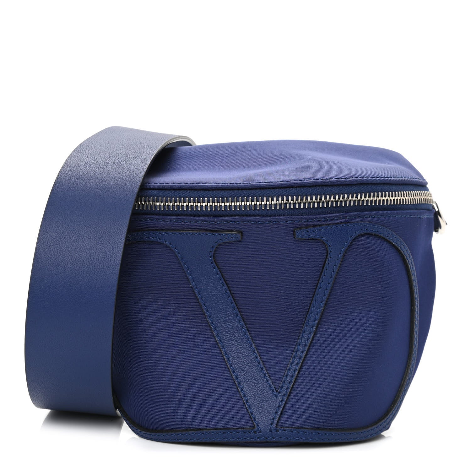 Valentino Garavani Nylon Vlogo Signature Belt Bag Blue 1 of 12