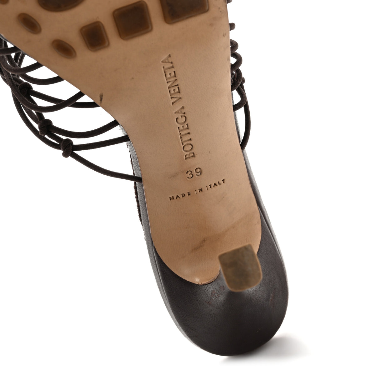 Bottega Veneta Raffia Elasticized Stretch Mule Sandals 39 Bitter Chocolate 7 of 11