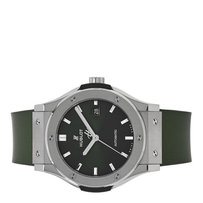 Hublot Titanium Rubber 42mm Classic Fusion Automatic Watch Green 542.NX.8970.RX 2 of 5