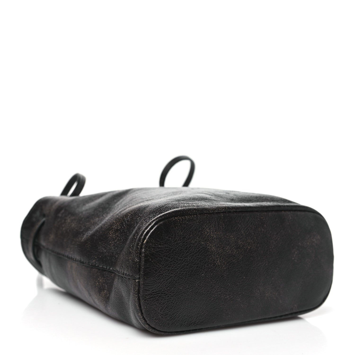 Miu Miu Distressed Nappa Pouch Coffee 4 of 9