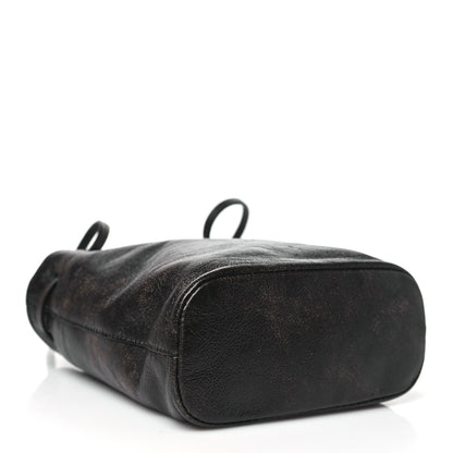 Miu Miu Distressed Nappa Pouch Coffee 4 of 9