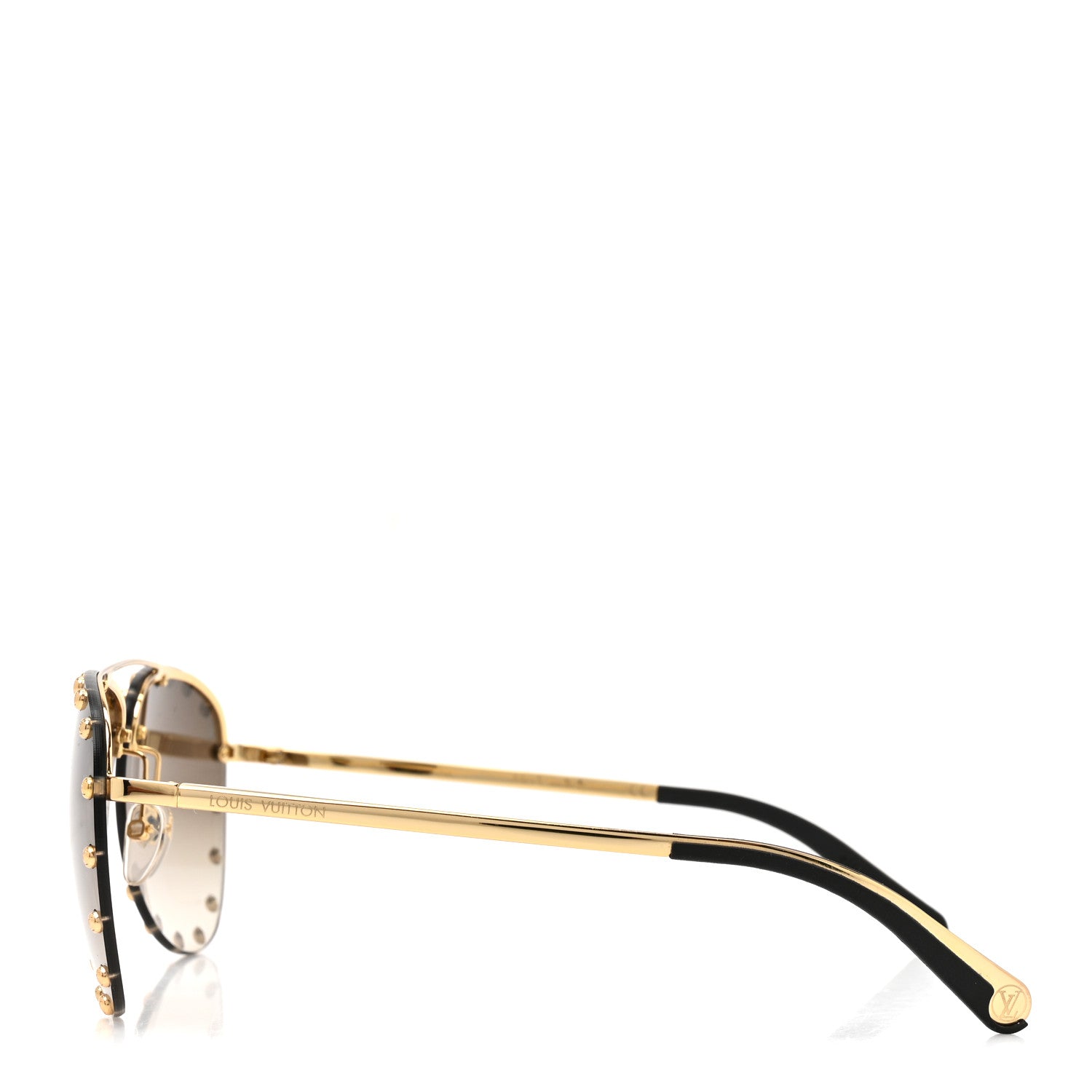 Louis Vuitton The Party Aviator Gradient Sunglasses Z0926U Brown 3 of 7