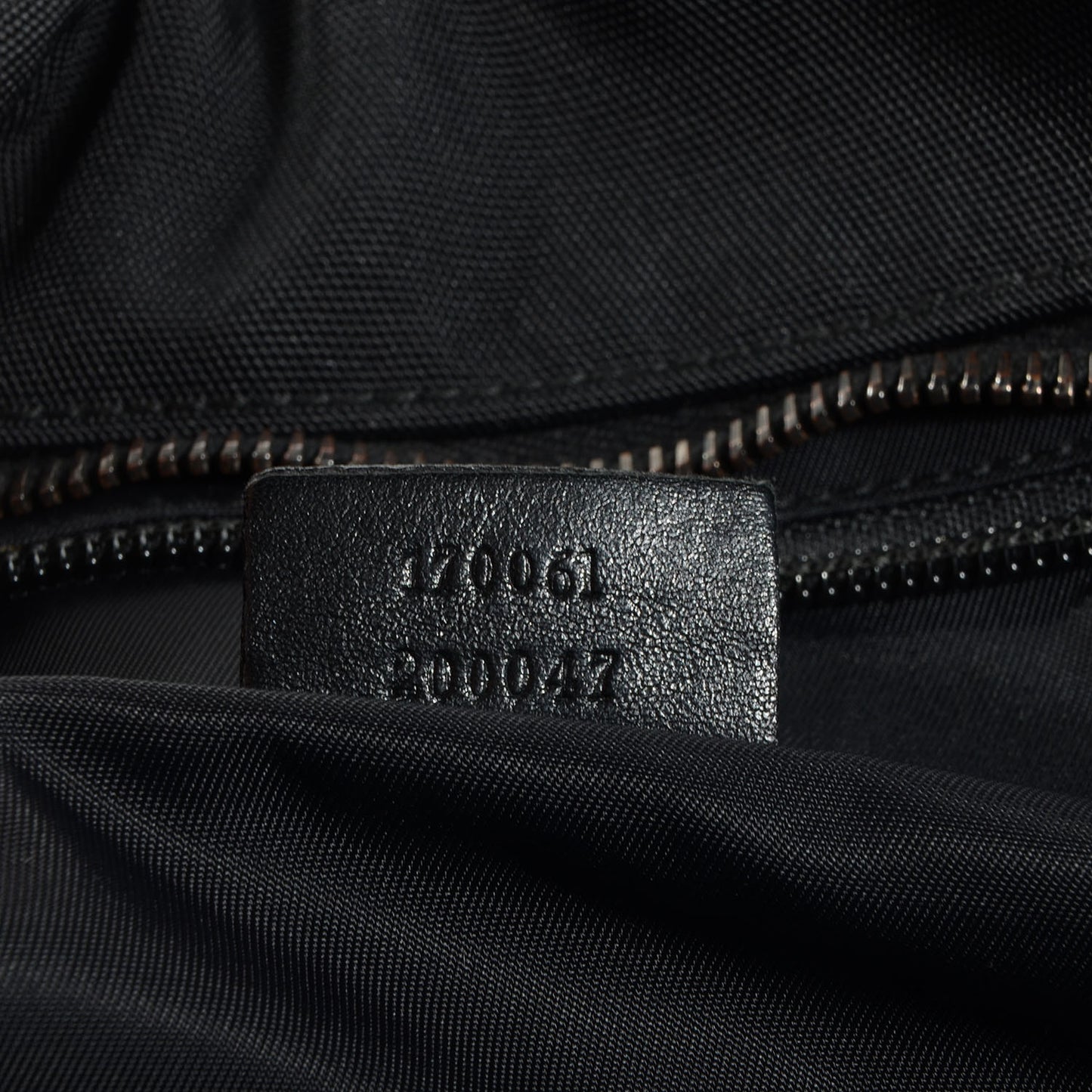 Guccissima Nylon Briefcase Black