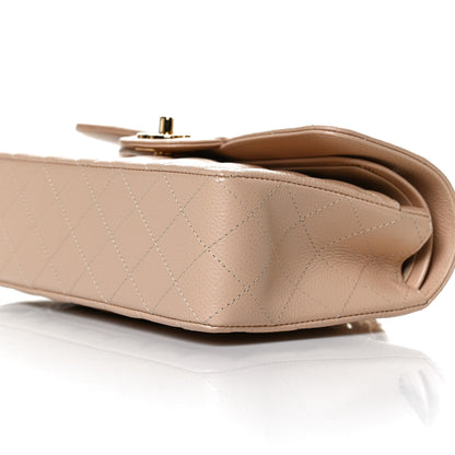 Chanel Caviar Quilted Small Double Flap Beige 9 of 11