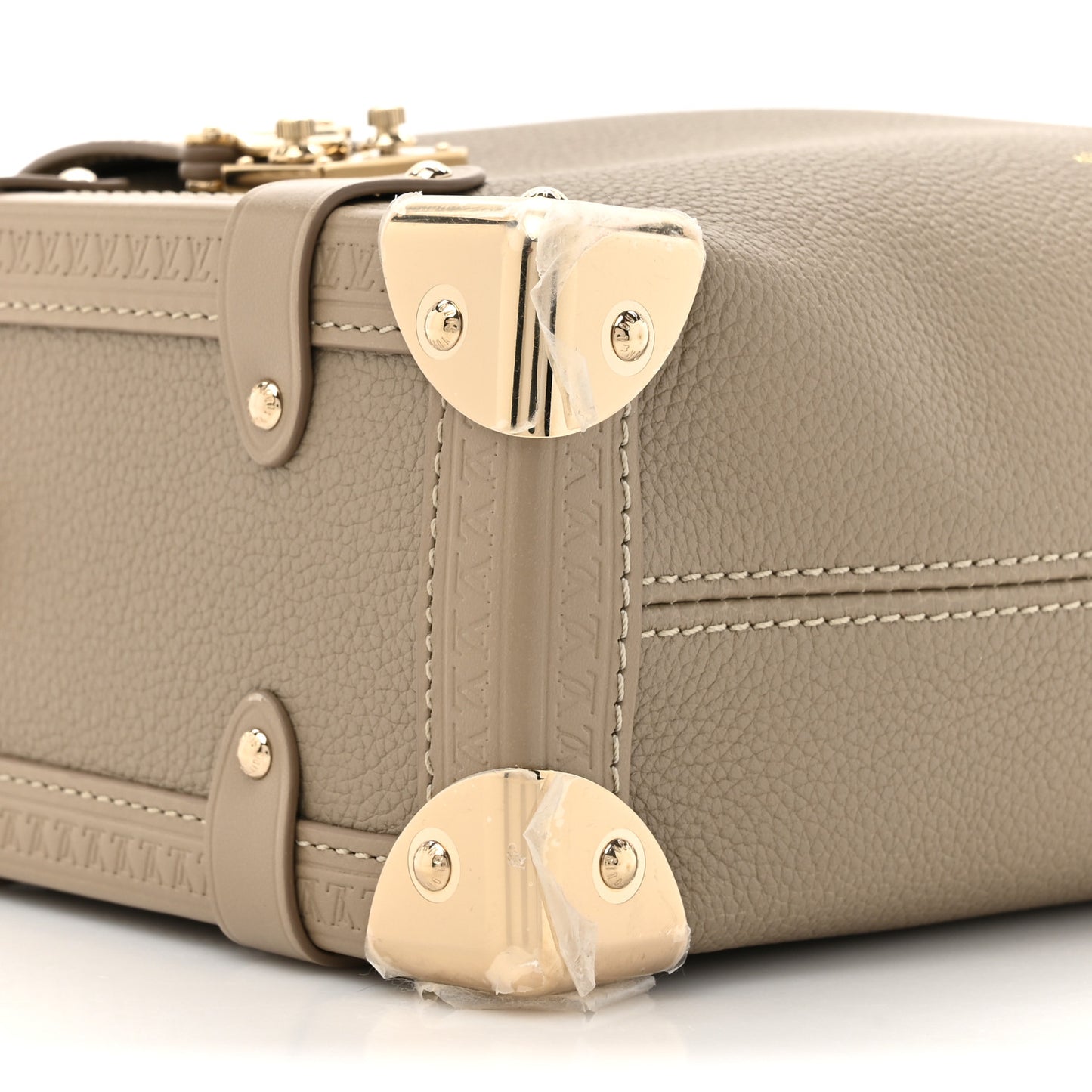 Calfskin Side Trunk MM Taupe