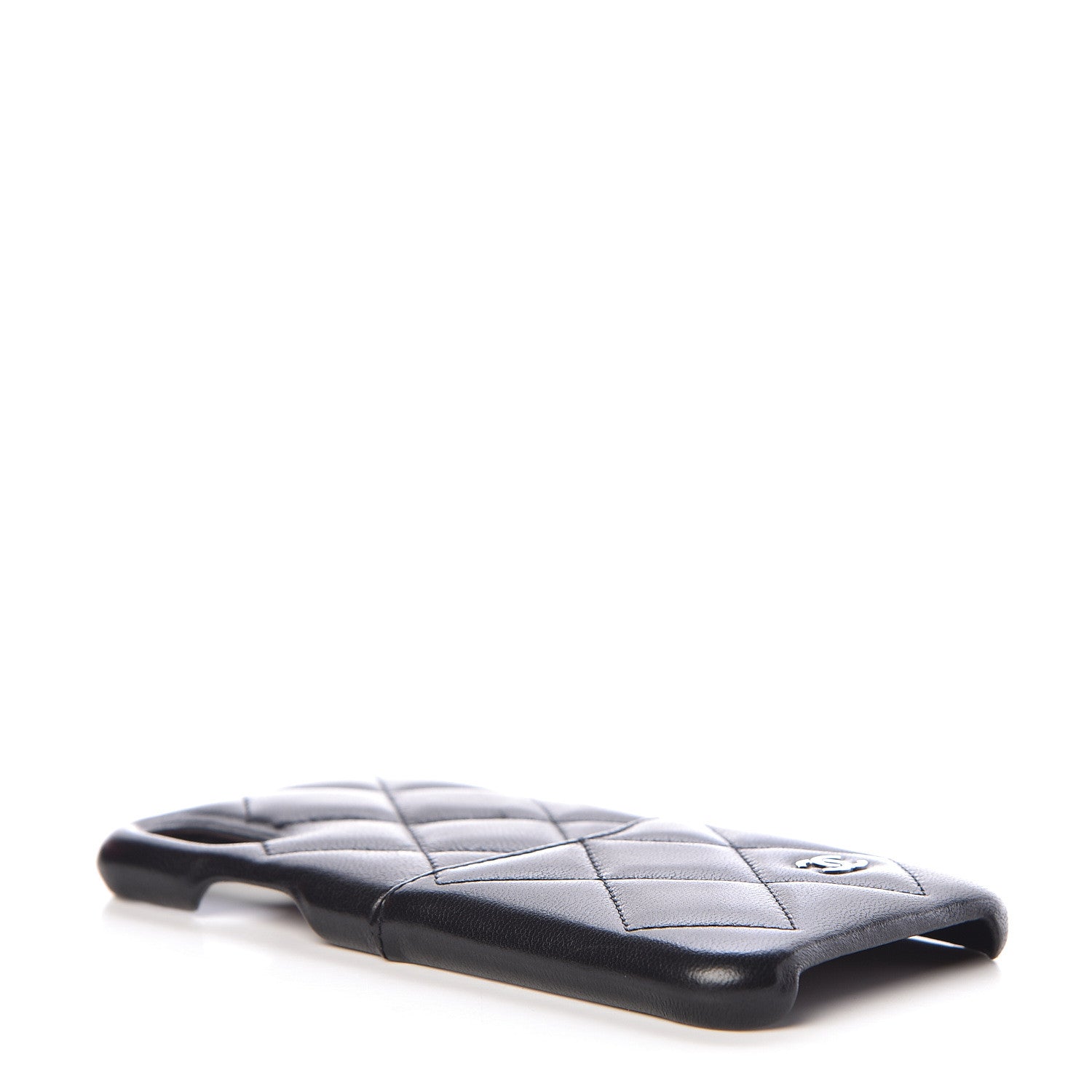 Chanel Lambskin Quilted iPhone X Case Black 4 of 8