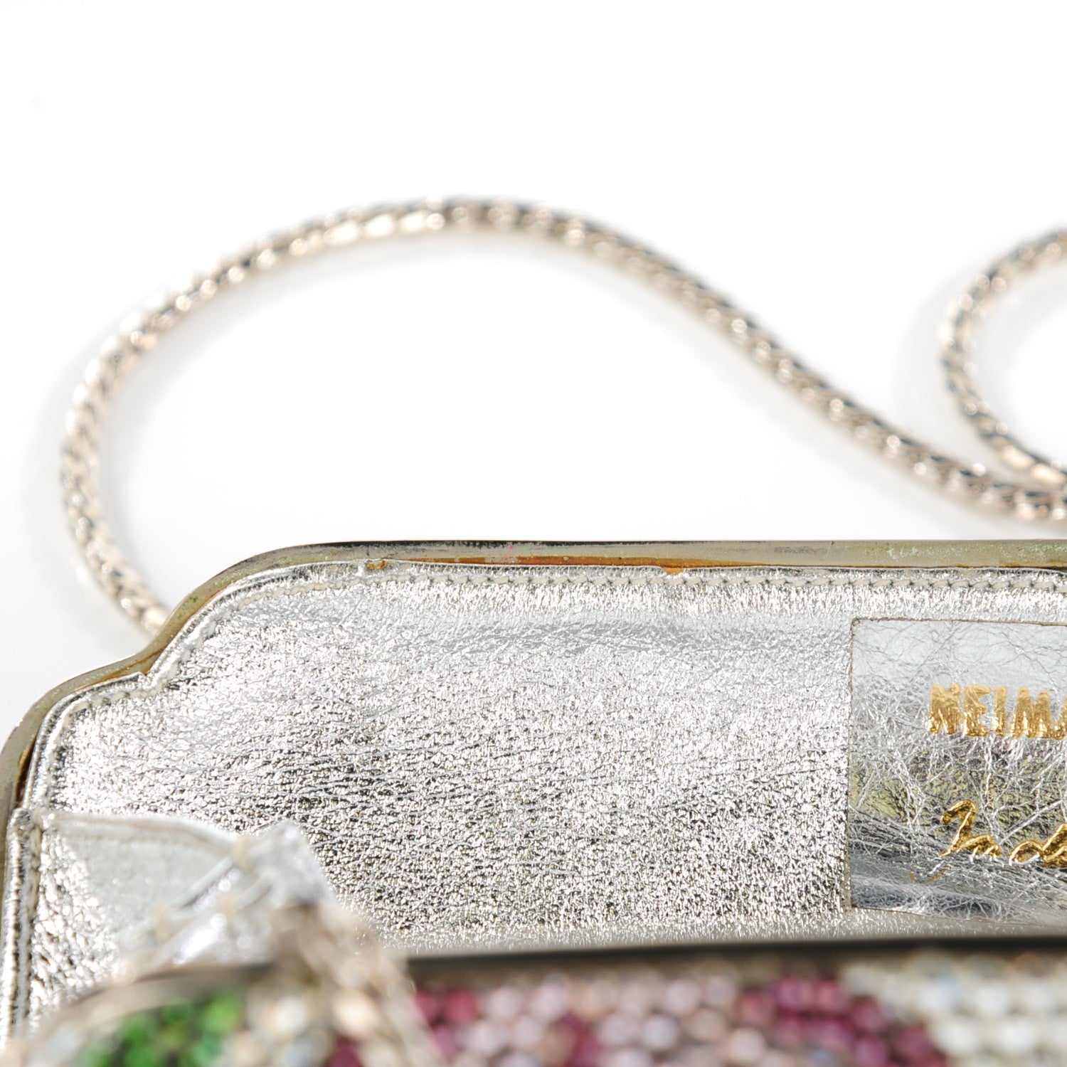 Judith Leiber Swarovski Crystal Floral Miniaudiere Clutch 3 of 15
