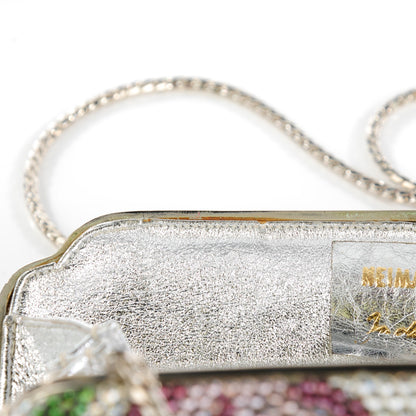 Judith Leiber Swarovski Crystal Floral Miniaudiere Clutch 3 of 15