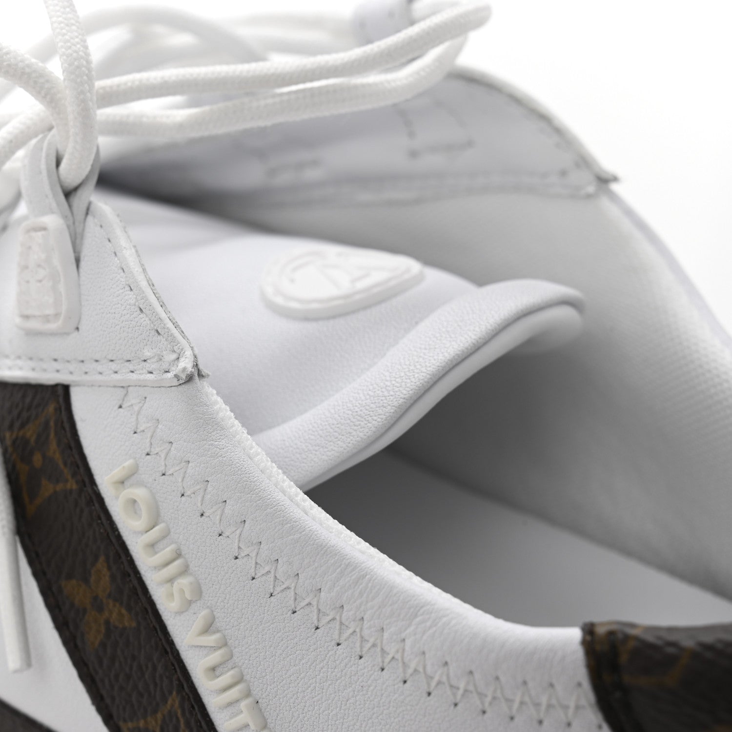 Louis Vuitton Monogram Calfskin Womens LV Sneakerina 39 White 10 of 10