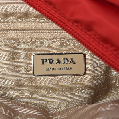 Prada Nylon Vela Messenger Bag Red 6 of 9