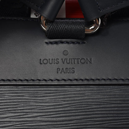 Louis Vuitton Epi Christopher Backpack Navy Stripes 8 of 10