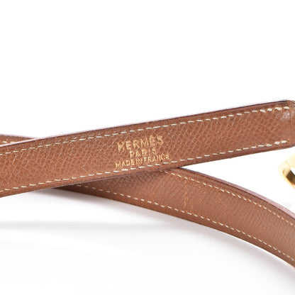Hermes Courchevel Kelly Retourne 32 Gold 16 of 34