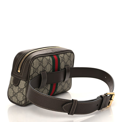 Gucci GG Supreme Monogram Web Small Ophidia Belt Bag 65 26 Dark Brown 2 of 9