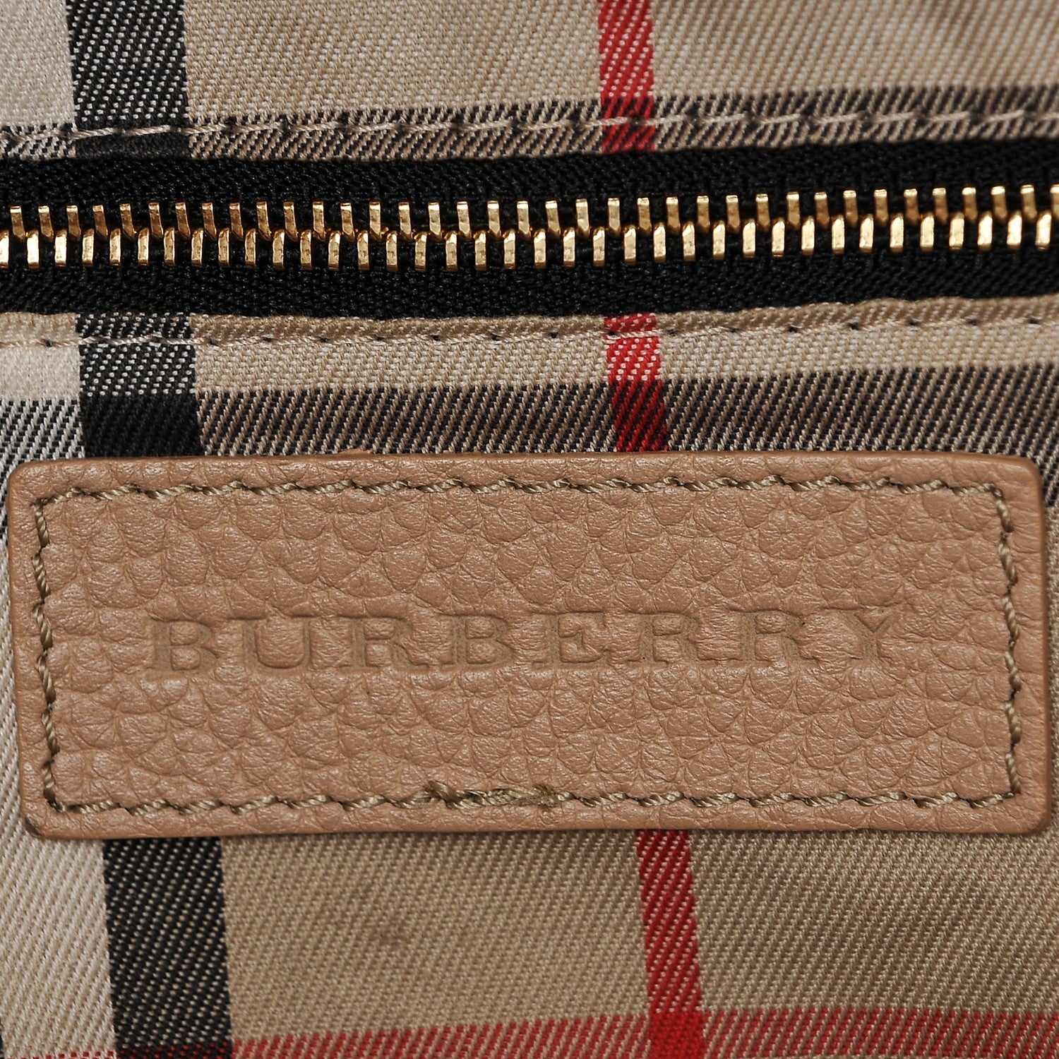 Burberry Grainy Calfskin Medium Baynard Tote Light Nude 6 of 8
