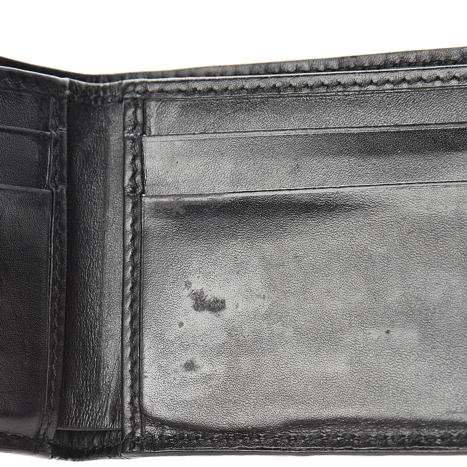 Gucci GG Supreme Monogram Fox Bi-Fold Wallet Black Grey 8 of 10