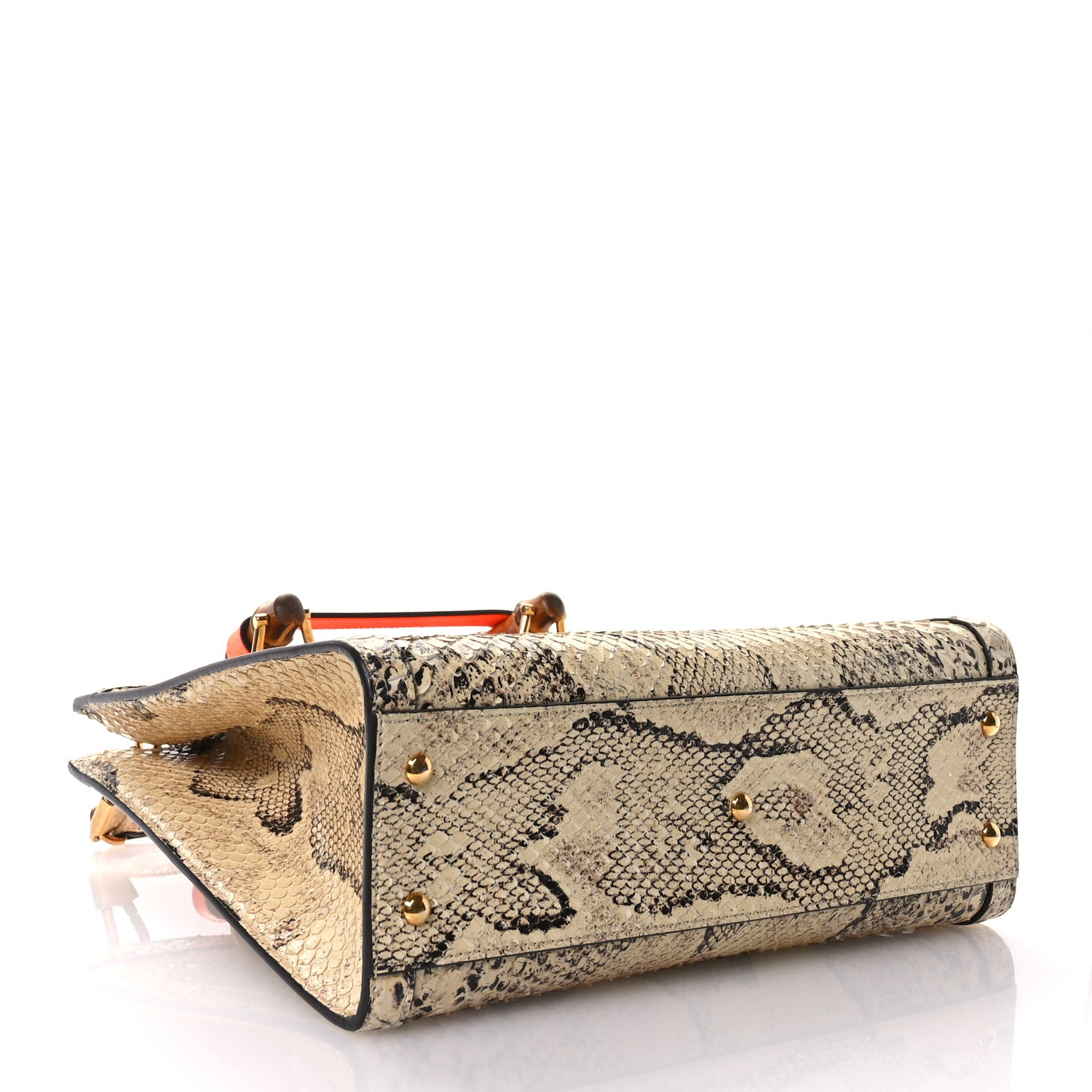 Gucci Snakeskin Small Diana Tote Bag Natural 4 of 13