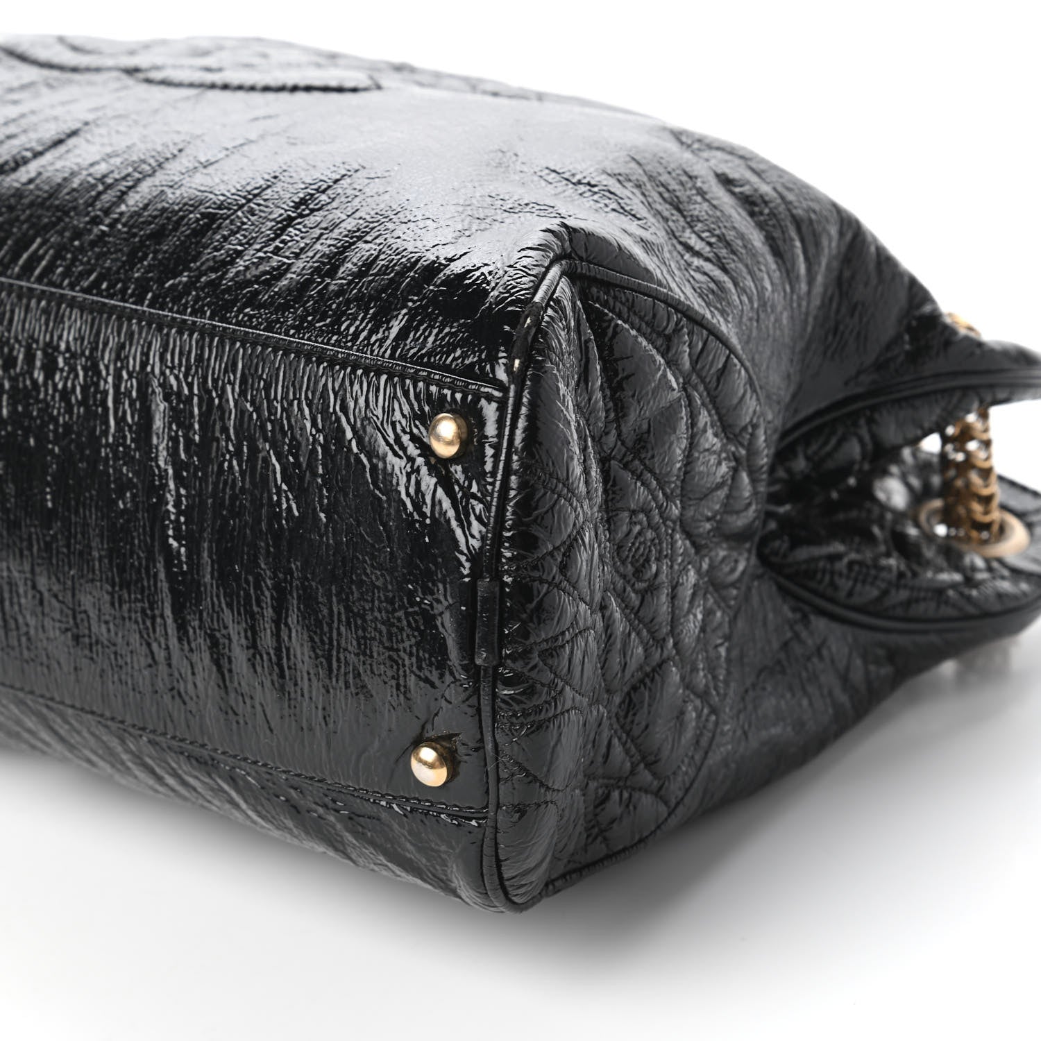 Chanel Vinyl Rodeo Tote Black 7 of 14