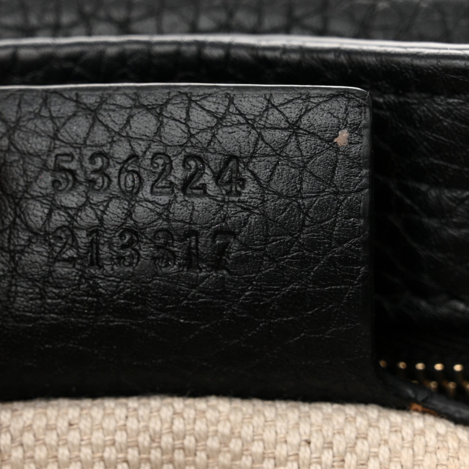 Gucci Pebbled Calfskin Medium Soho Flap Crossbody Black 7 of 15
