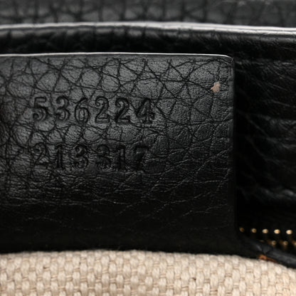 Gucci Pebbled Calfskin Medium Soho Flap Crossbody Black 7 of 15
