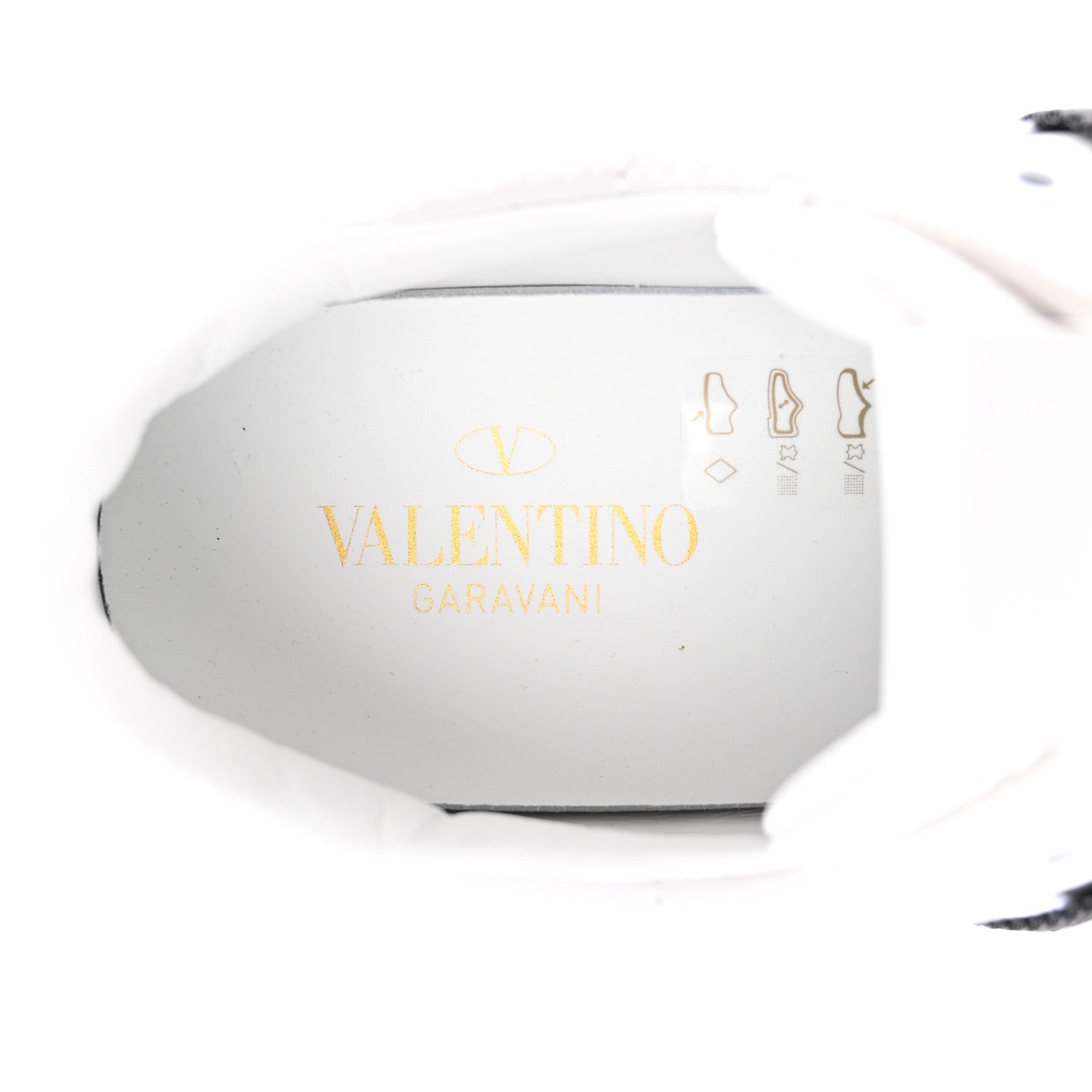 Valentino Garavani Calfskin Womens VL7N Sneakers 39.5 Black White 7 of 9