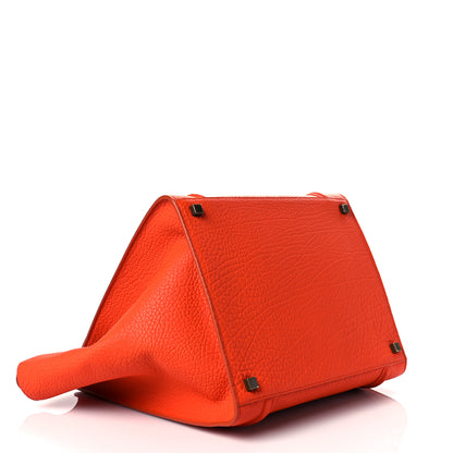 Celine Bullhide Calfskin Medium Phantom Luggage Burnt Orange 4 of 10