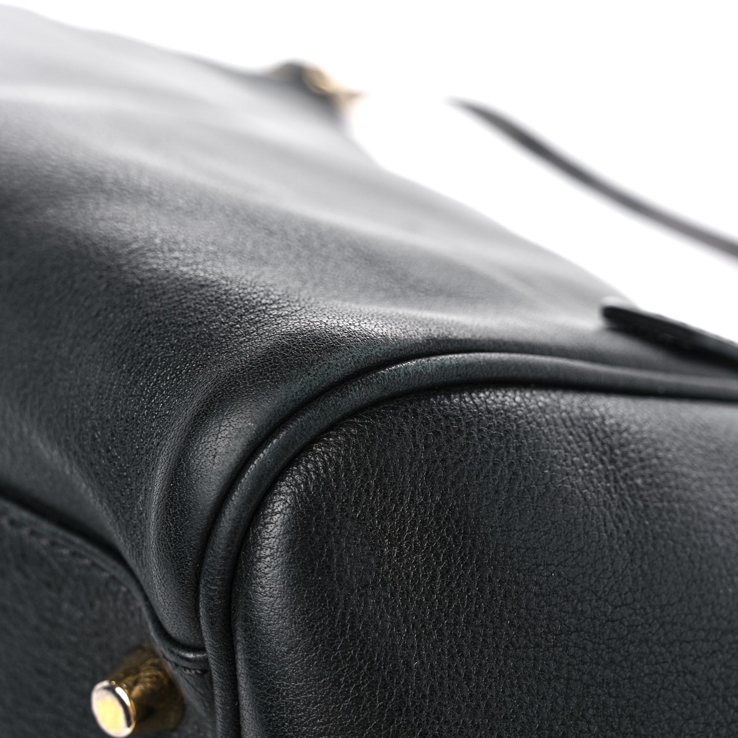 Lambskin Small Canterbury Tote Black