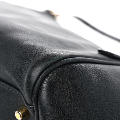 Burberry Lambskin Small Canterbury Tote Black 12 of 17