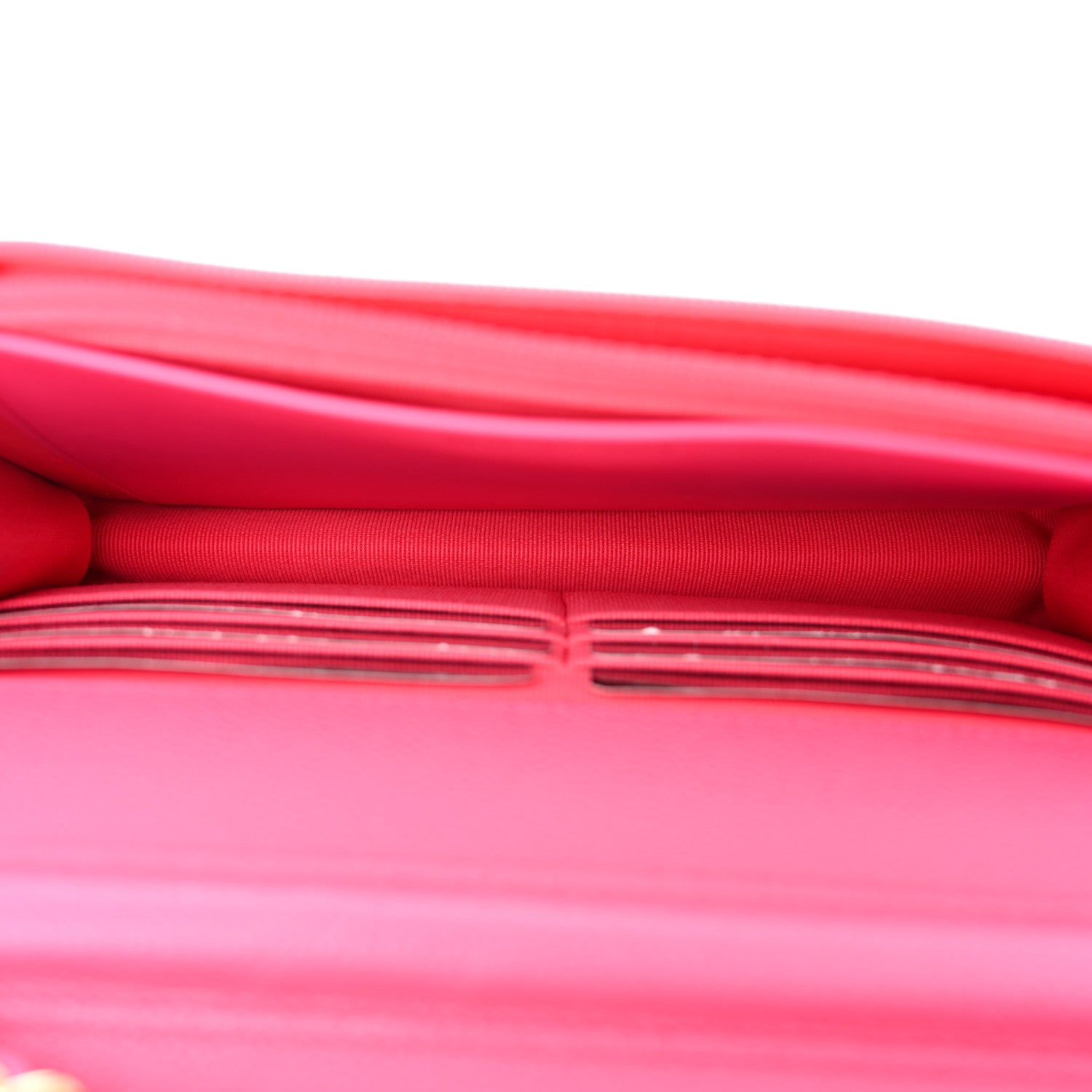 Chanel Caviar Quilted Wallet on Chain WOC Fuchsia 5 of 11