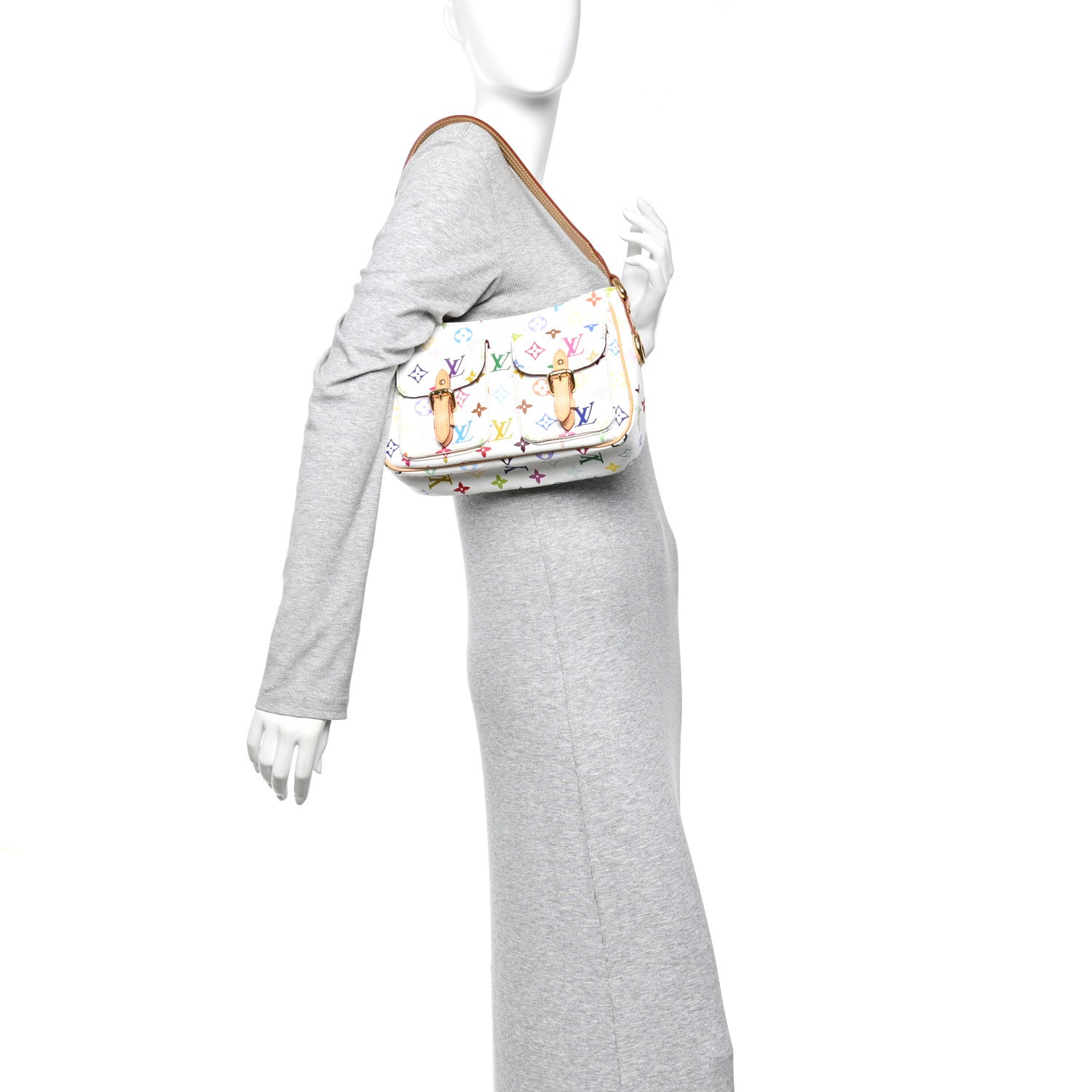 Louis Vuitton Monogram Multicolor Lodge PM White 2 of 10