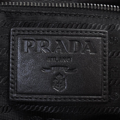 Prada Soft Leather Messenger Bag Nero Black 7 of 10