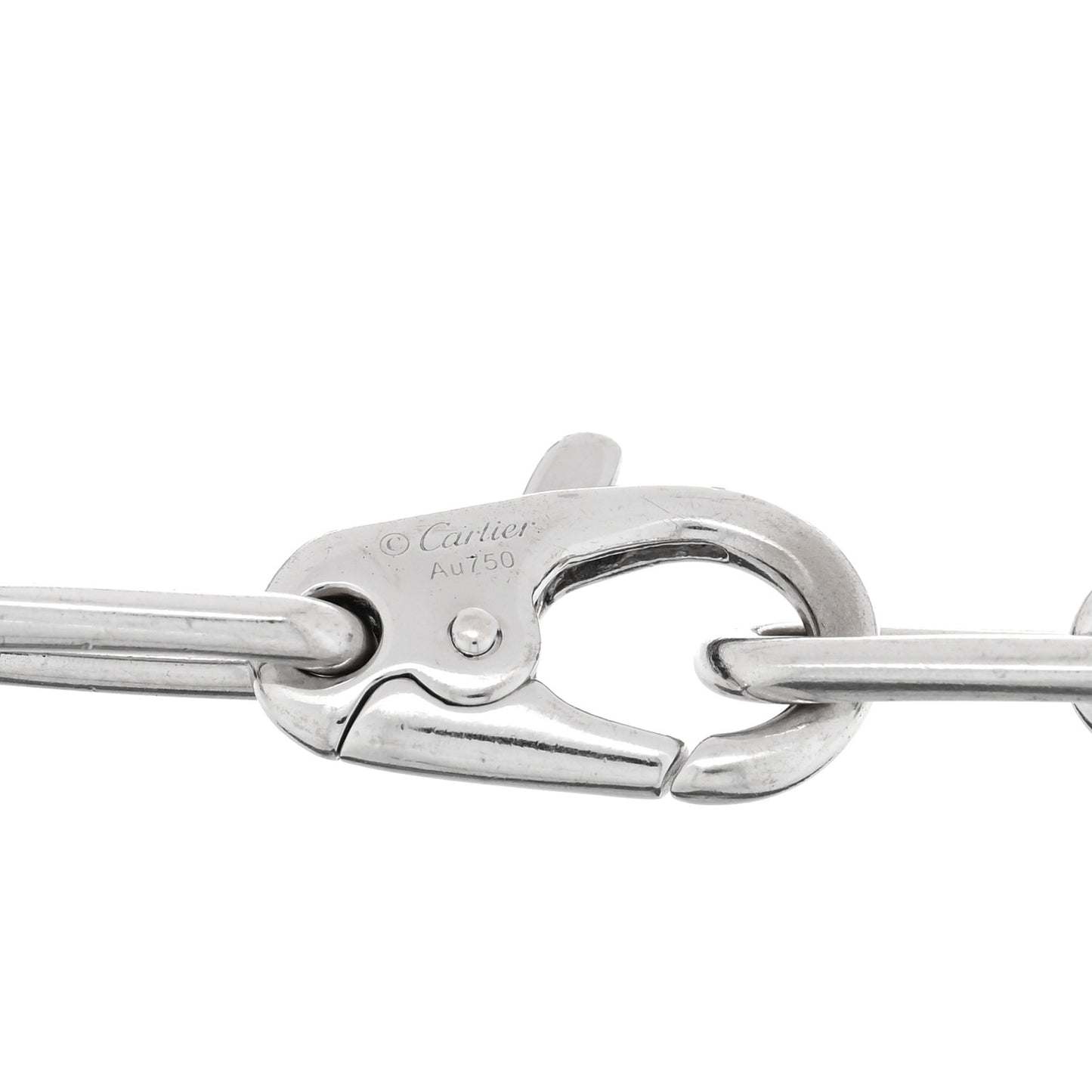 18K White Gold Santos de Cartier Bracelet