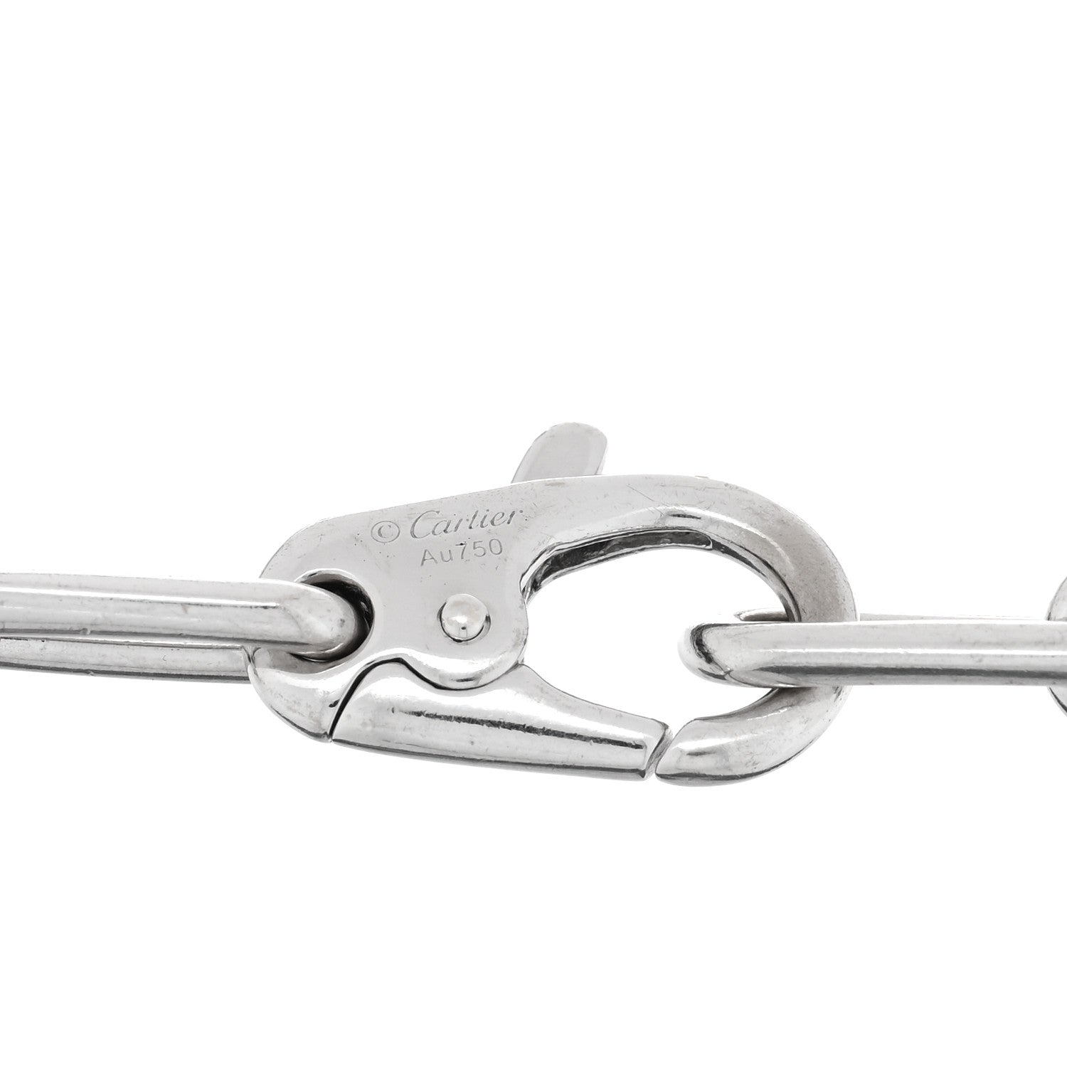 Cartier 18K White Gold Santos de Cartier Bracelet 3 of 4