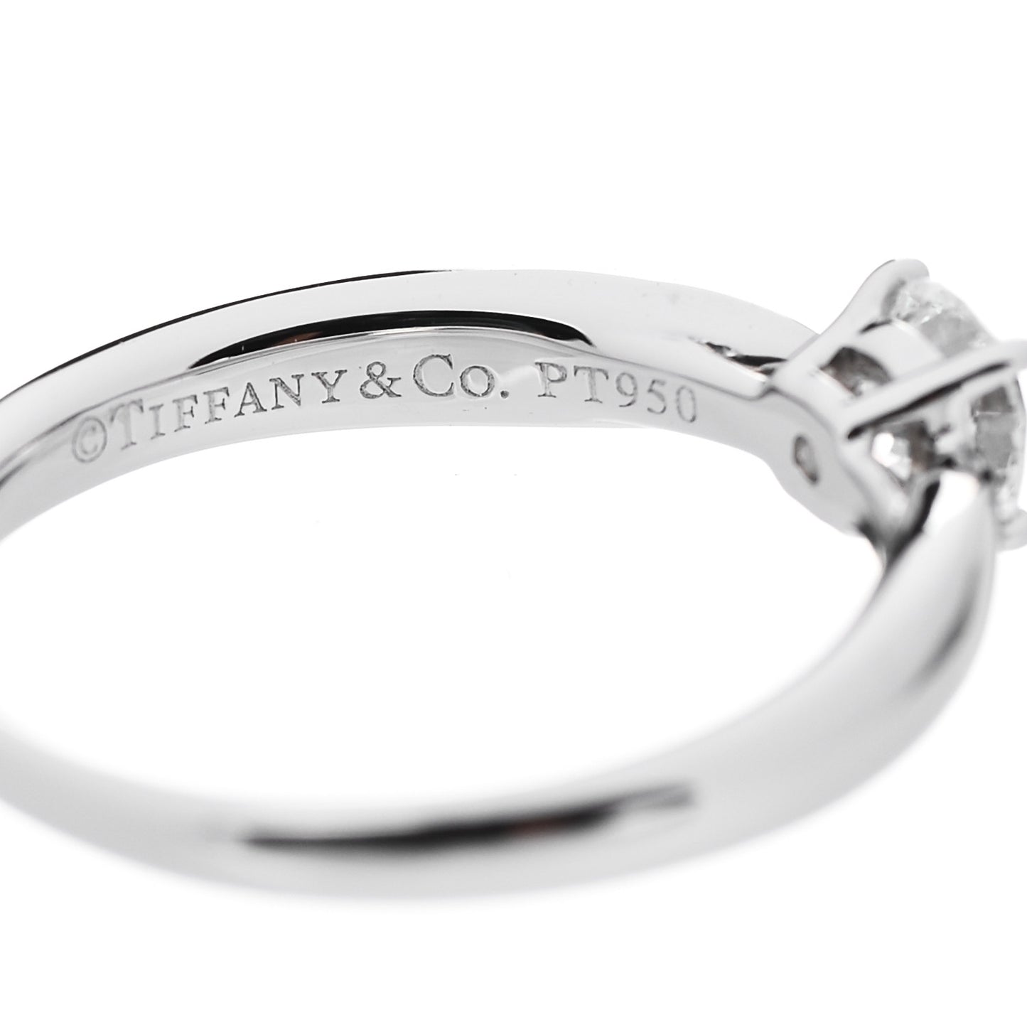 Platinum Diamond .32ct Harmony Solitaire Engagement Ring 49 5
